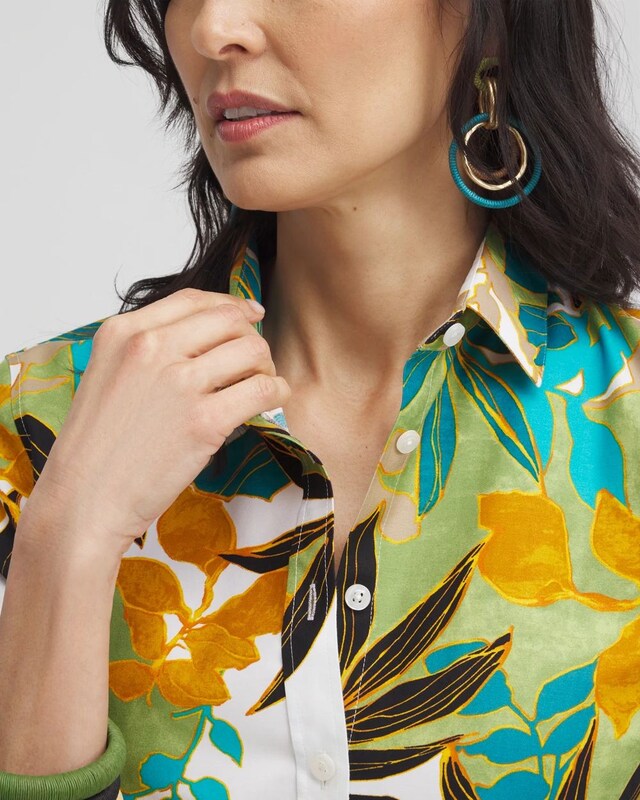 No Iron Stretch Palms Shirt - image 4